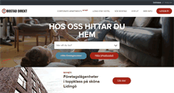 Desktop Screenshot of bostaddirekt.com