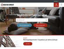 Tablet Screenshot of bostaddirekt.com